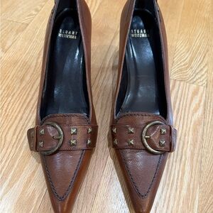 Stuart Weitzman Brown Leather Women's Shoes